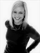 Black and white photo of Kirsten Weagle, partner at Rebelles research and strategy